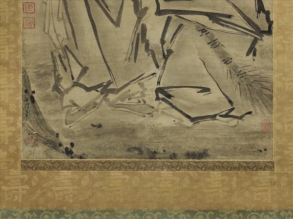 宋梁楷寒山拾得　軸