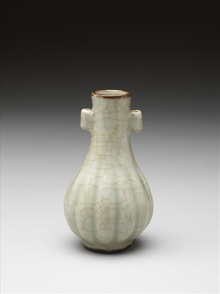 國立故宮博物院 明青花鬥彩四方葫蘆瓶 花瓶 複製品 國立故宮博物院 明