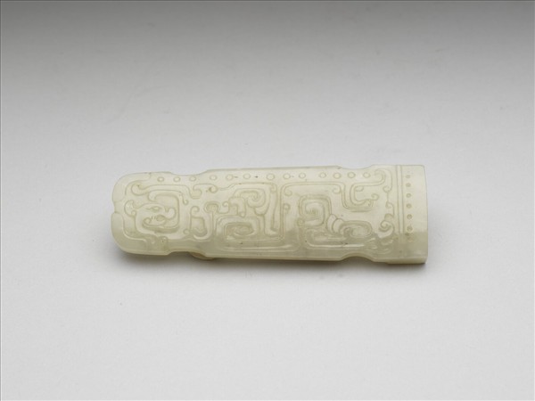 Jade brush rest by Unknown artist