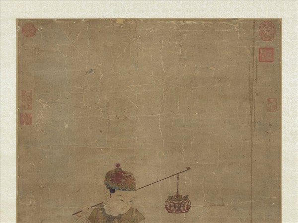 宋蘇漢臣戲嬰圖　軸