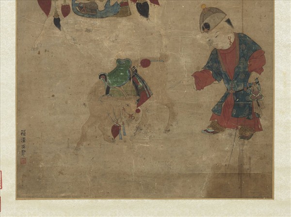 宋蘇漢臣戲嬰圖　軸