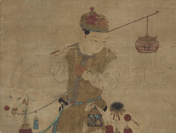 宋蘇漢臣戲嬰圖　軸