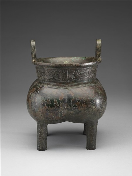 鳳鳥紋四足鬲