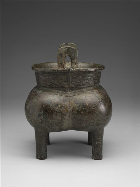 鳳鳥紋四足鬲