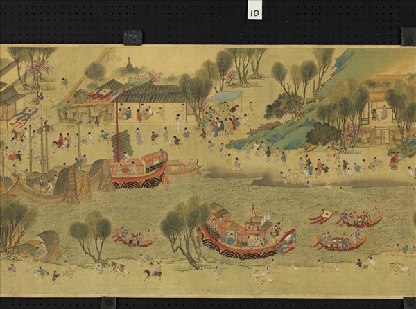 明仇英清明上河圖　卷