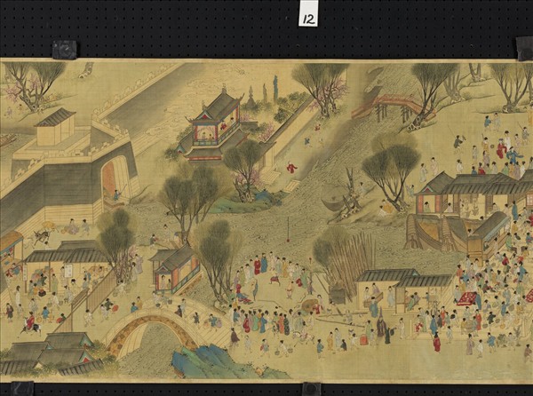 明仇英清明上河圖　卷