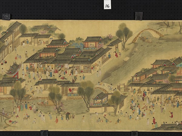 明仇英清明上河圖　卷
