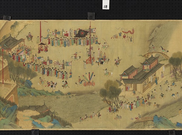 明仇英清明上河圖　卷