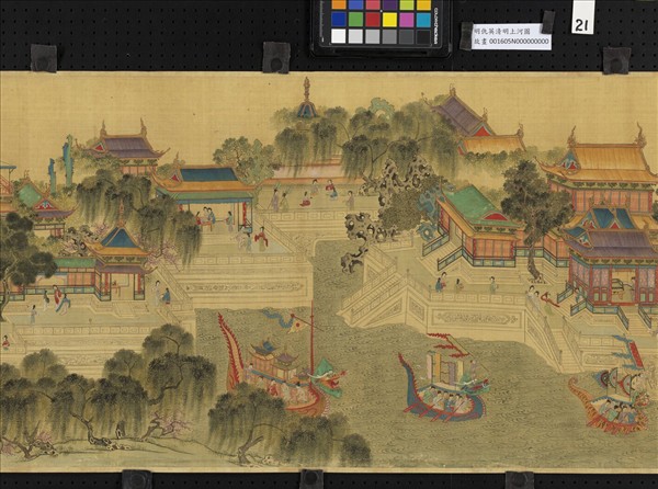 明仇英清明上河圖　卷