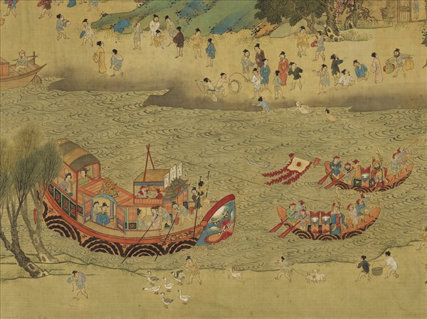 明仇英清明上河圖　卷