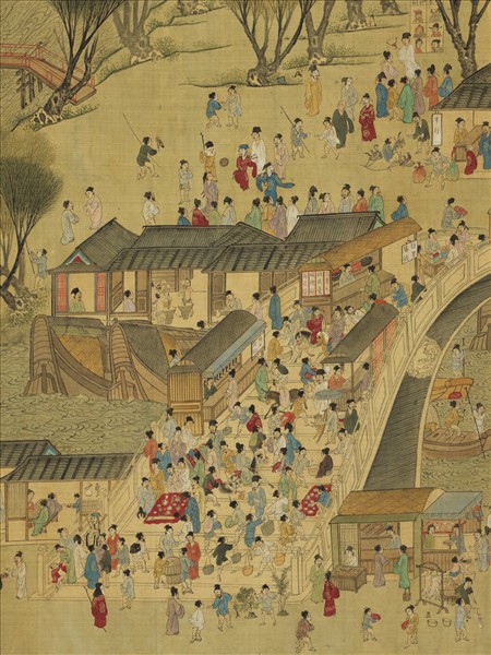 明仇英清明上河圖　卷