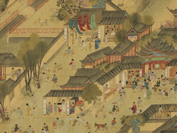 明仇英清明上河圖　卷