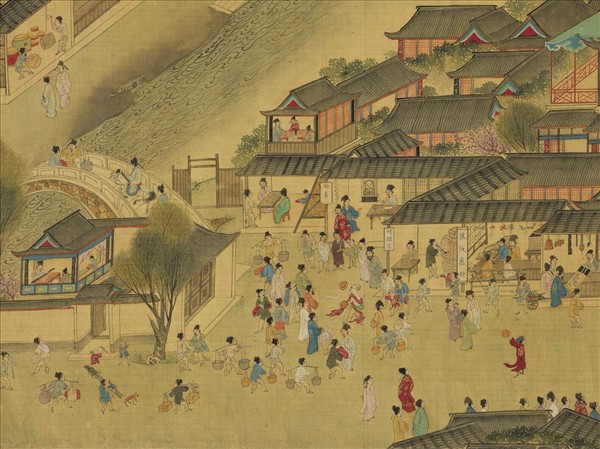 明仇英清明上河圖　卷