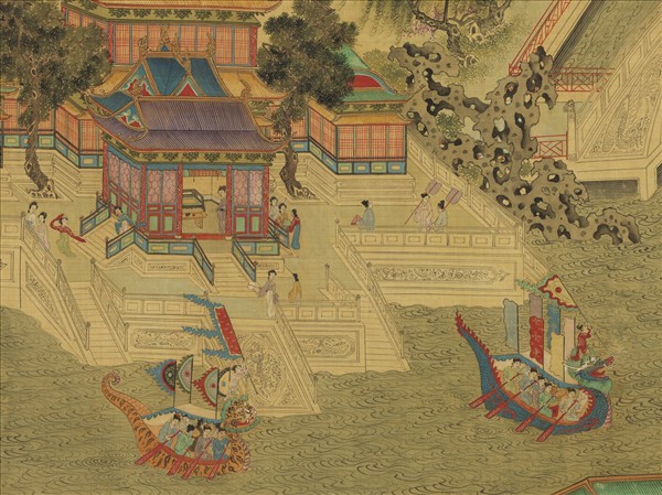 明仇英清明上河圖　卷