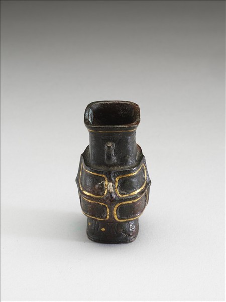 錯金銅方壺