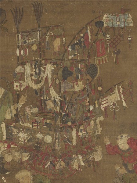 宋蘇漢臣貨郎圖　軸