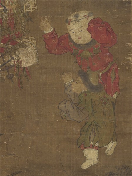 宋蘇漢臣貨郎圖　軸
