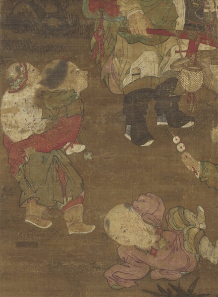 宋蘇漢臣貨郎圖　軸