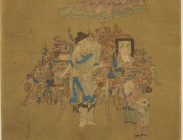 唐宋名繢　冊　宋蘇漢臣貨郎圖