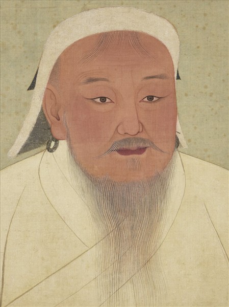 元代帝半身像　冊　元太祖