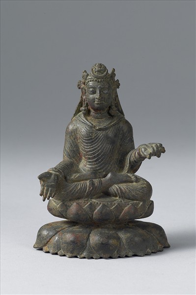 青銅菩薩趺坐像