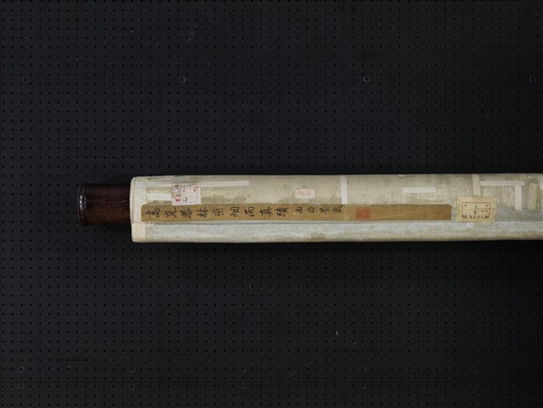 元高克恭林巒烟雨圖　軸