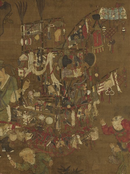 宋蘇漢臣貨郎圖　軸