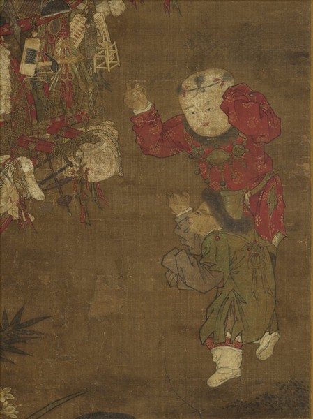 宋蘇漢臣貨郎圖　軸