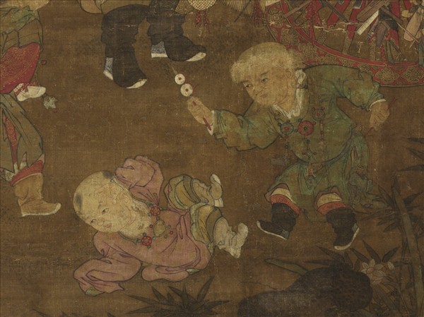 宋蘇漢臣貨郎圖　軸