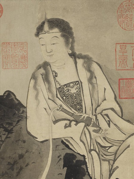 宋賈師古大士像　軸