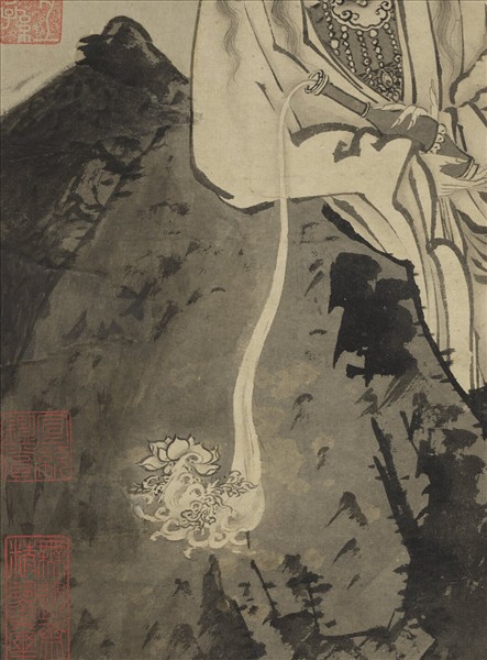 宋賈師古大士像　軸