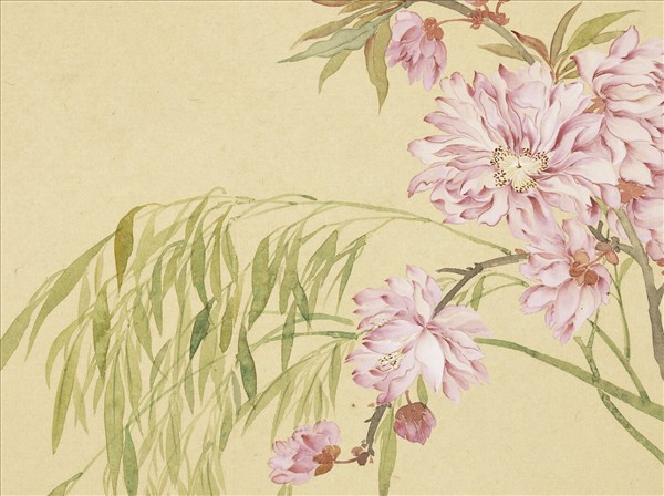 清惲壽平摹古　冊　春風圖