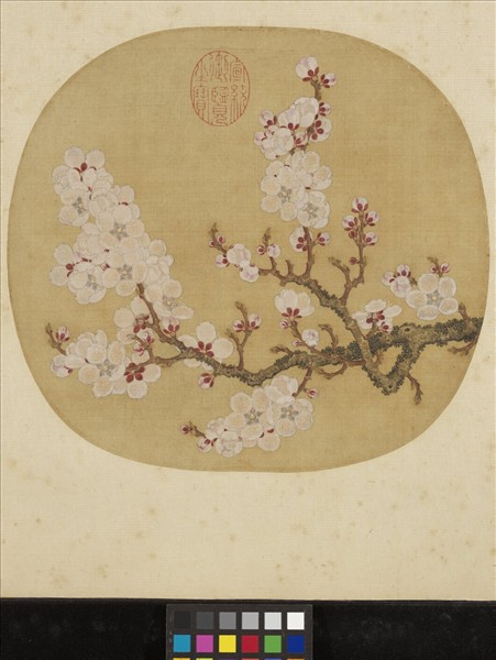宋元集繪　冊　宋趙昌寫生杏花