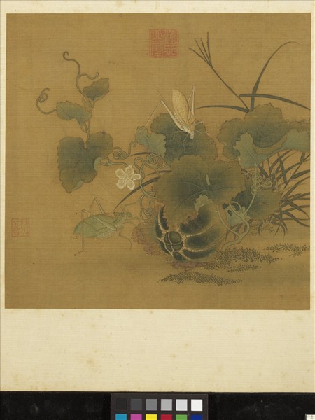 宋元集繪　冊　宋韓祐螽斯綿瓞