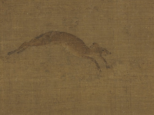 名繪集珍　冊 　宋陳居中平原射鹿圖