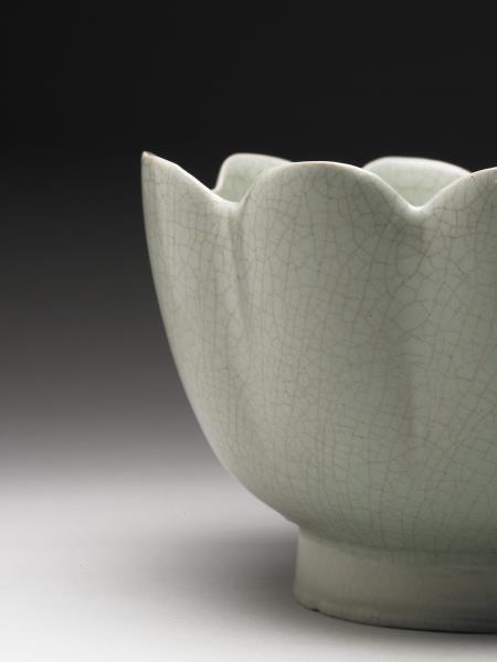 汝窯 青瓷蓮花式溫碗