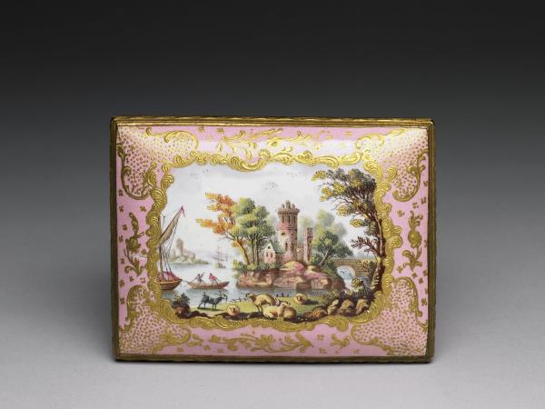 銅胎畫琺瑯鼻煙盒