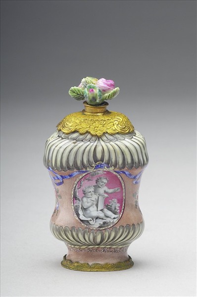 銅胎畫琺瑯瓶