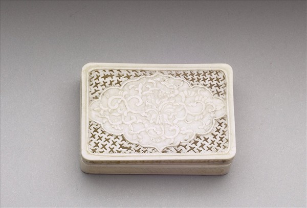 象牙雕透花長方套盒（共十一件）