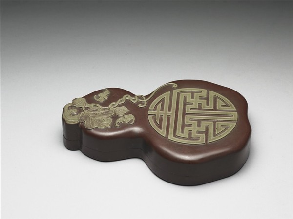 松花石葫蘆硯盒