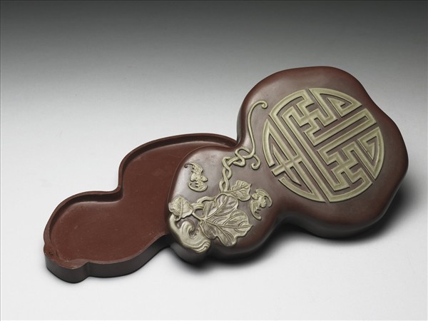 松花石葫蘆硯盒