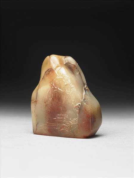 壽山石「玉情瑤怨館藏書記」印