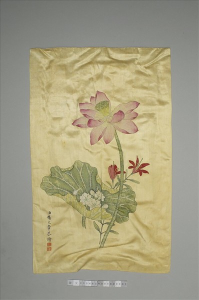 Painting of lotus by Unknown artist
