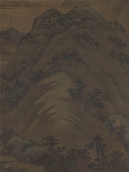 五代南唐董源龍宿郊民圖　軸