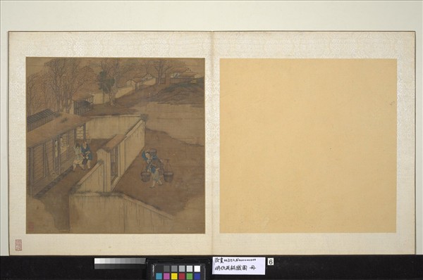 明仇英耕織圖　冊　進倉