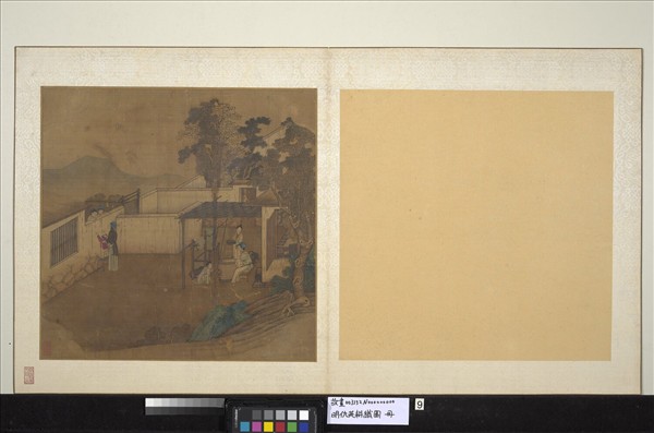 明仇英耕織圖　冊　練絲