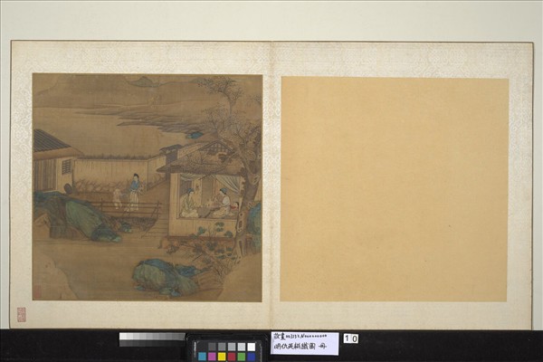 明仇英耕織圖　冊　絡絲