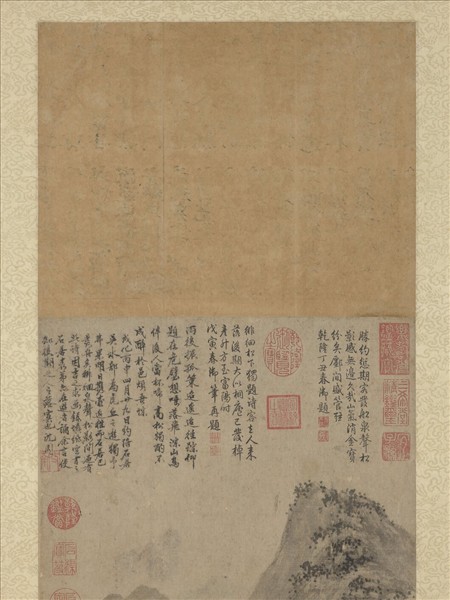 明沈周畫山水　軸