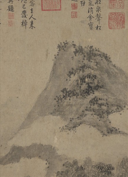 明沈周畫山水　軸