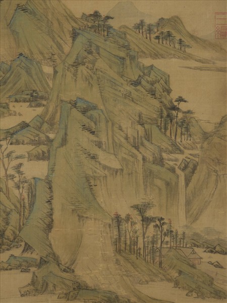 明居節畫江南春　軸